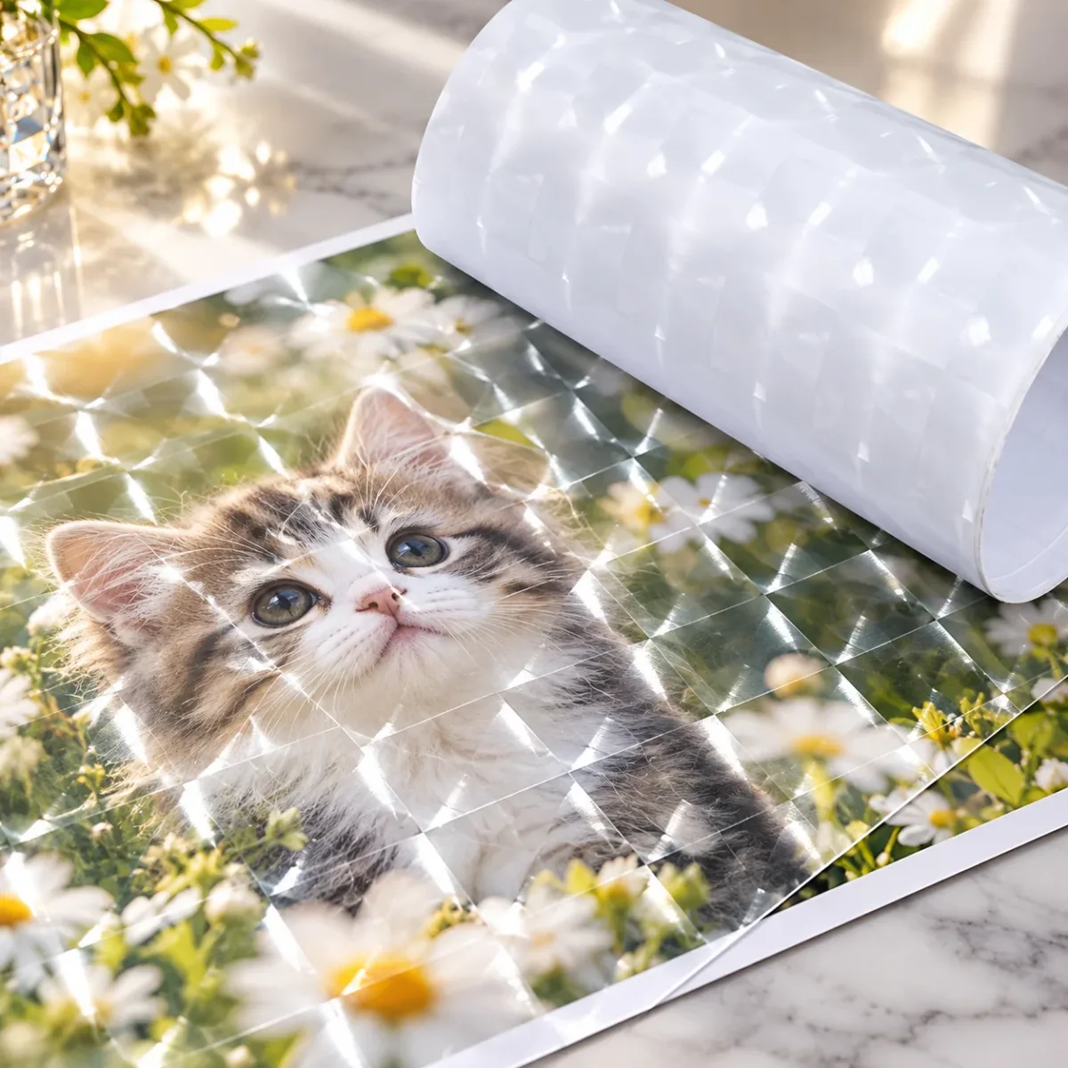3D Cat-Eye Cold Lamination Film 100mic （CLF 27）