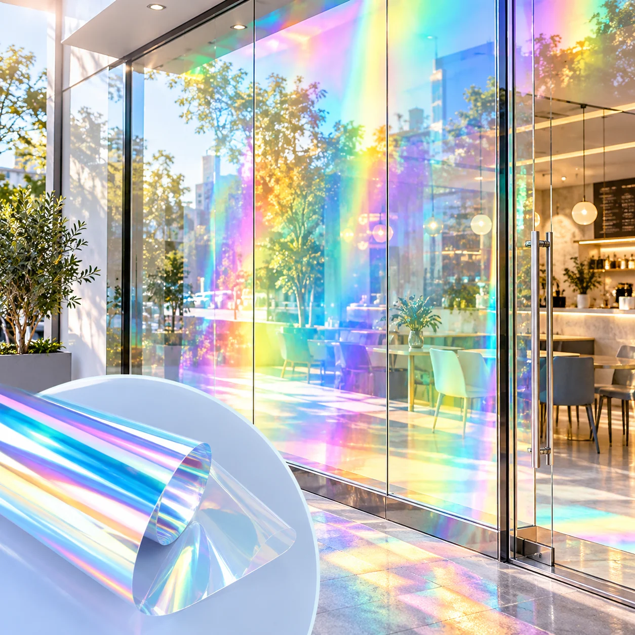 Iridescent Glass Film 50mic（CLF 31）