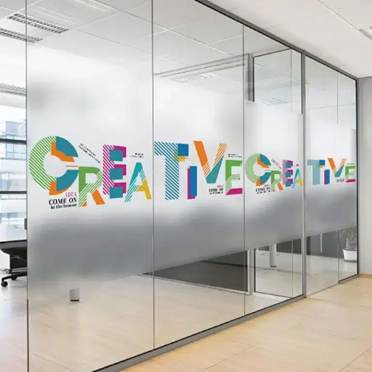 Printable and Removable Frosted Film: A Flexible Privacy Solution for Glass Decoration
