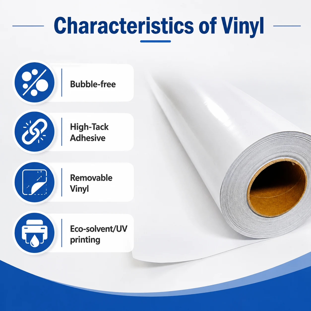 High-Tack, Bubble-Free, Removable Black Vinyl Roll（110mic，140gsm） For Bus Advertising (Sav 18) image 3