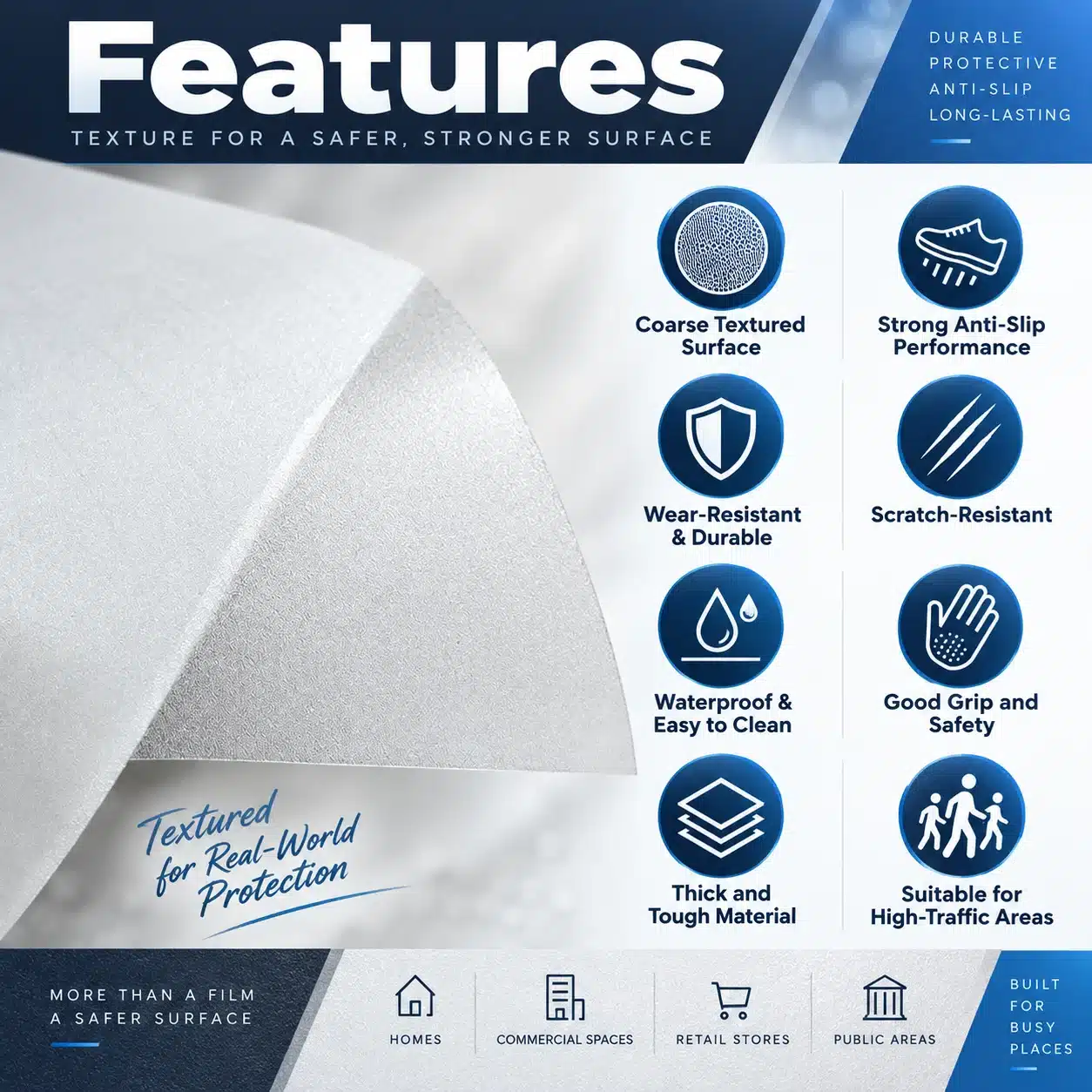 Coarse-textured cold lamination film 170mic/220mic (CLF 12/CLF 13) image 3