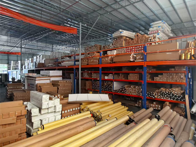 Advertising materials warehouse diagram