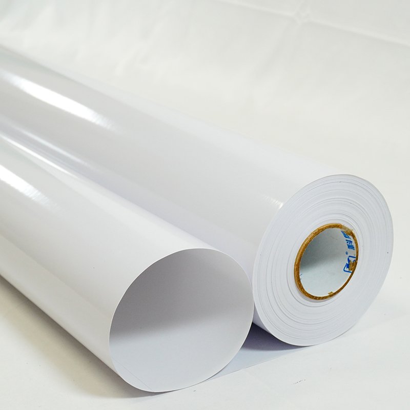 Dyeable vinyl, one-year removable PVC white glossy vinyl roll - Image 8