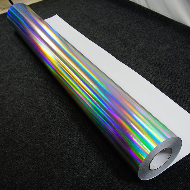 Real-Life Photos of Holographic Vinyl Rolls