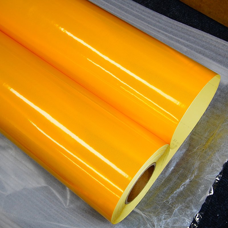 Printable reflective film, engineering grade