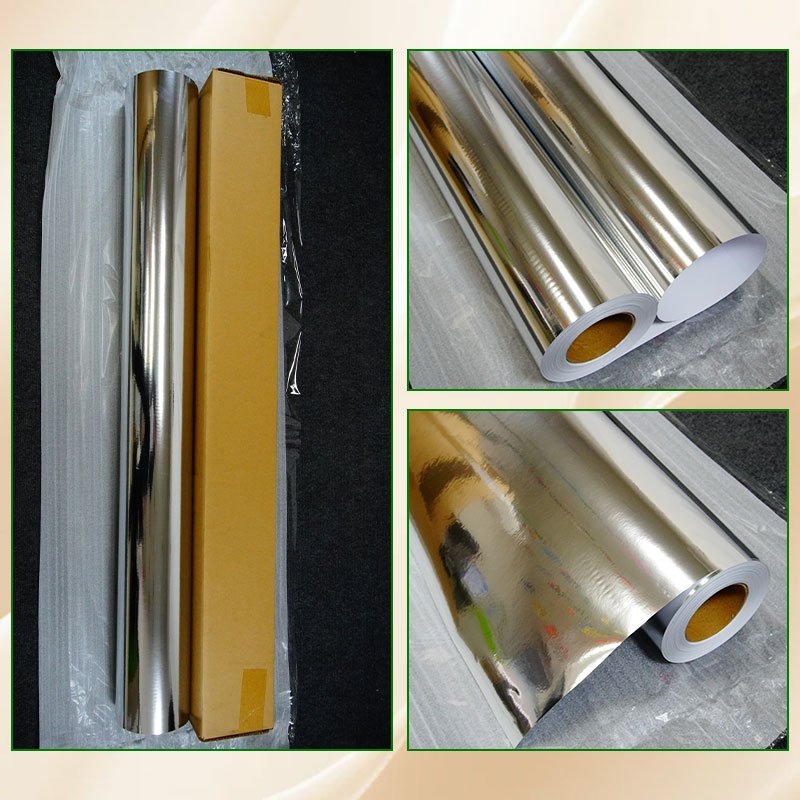 Silver, die-cut, bubble-free, removable vinyl - Image 3