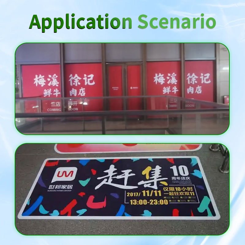 Dyeable vinyl, one-year removable PVC white glossy vinyl roll - Image 7